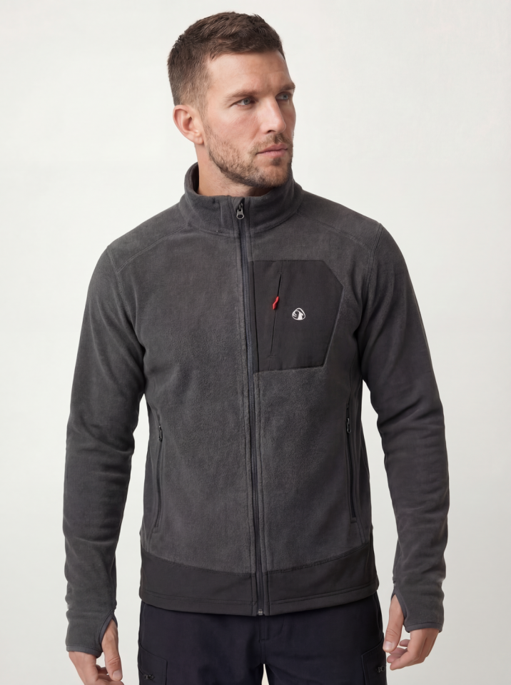Climbolic Merih Outdoor Polar Ceket Antrasit - 3XL